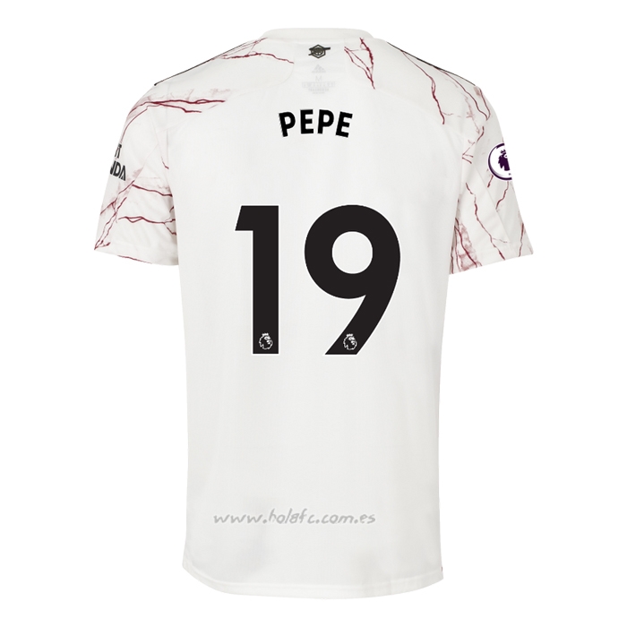 Camiseta Arsenal Jugador Pepe Segunda 2020-2021
